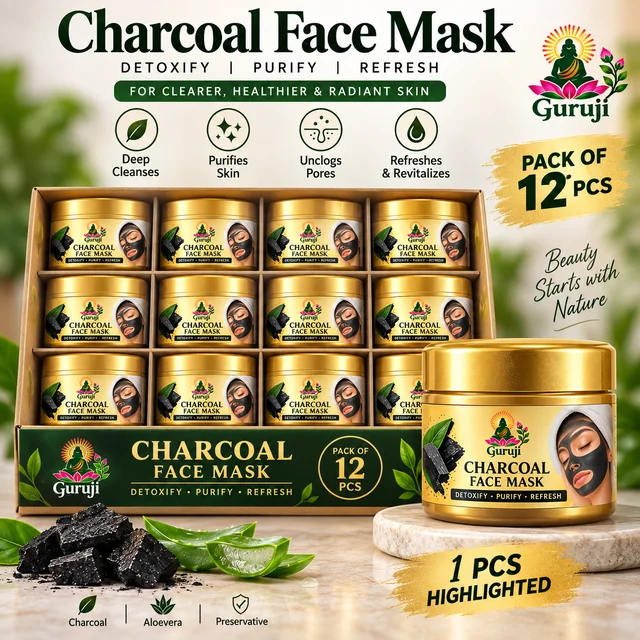 Charcoal Facamask pack 12