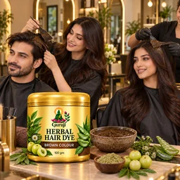 Herbal Hair dye Brown Colour- 50gm