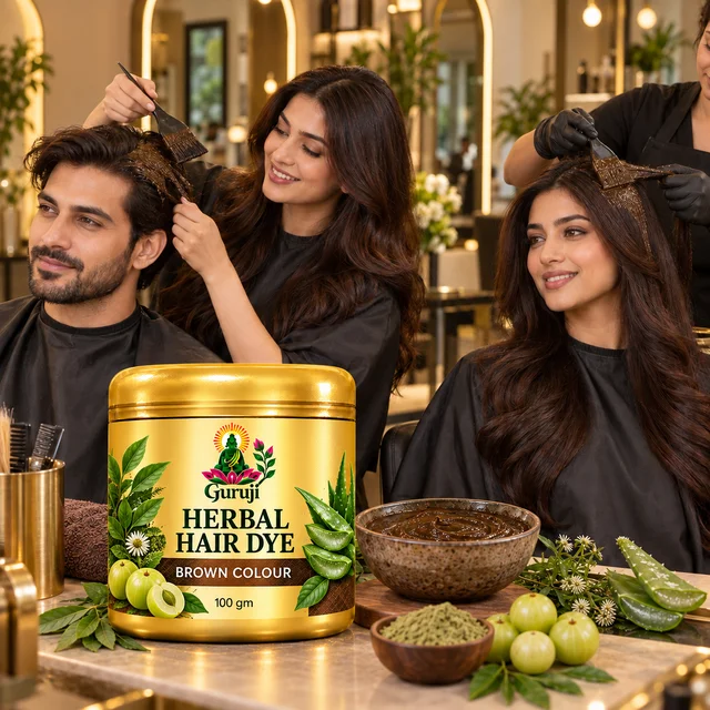 Herbal Hair dye Brown Colour- 50gm