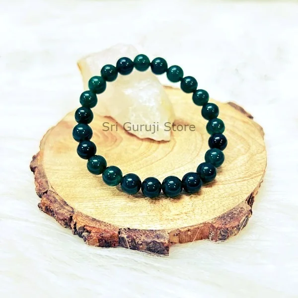 Green Jade Crystal Bracelet β 8 MM - π΄ Prepaid Only