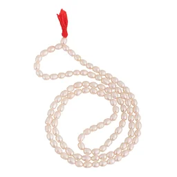 Natural Pearl 108 Beads Mala Oval ( 7 MM ) - 🔴 Prepaid Only