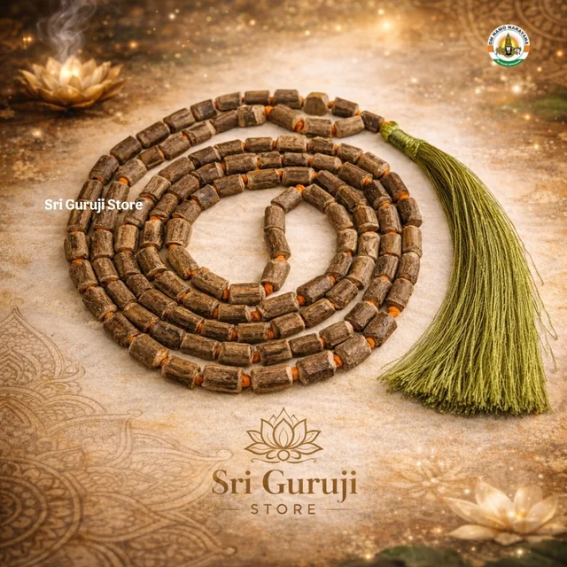 Original Black Vrindavan Tulsi Mala -