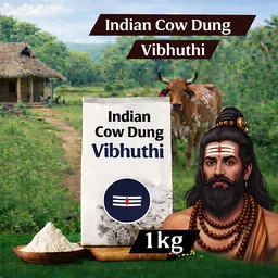 Indian Cow Dung Vibhuthi - 1kg -