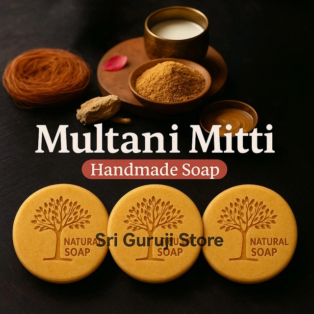Multani Mitti Handmade Soap - 5pcs