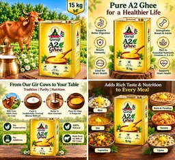 A2 Cow Ghee Tin - 15kg
