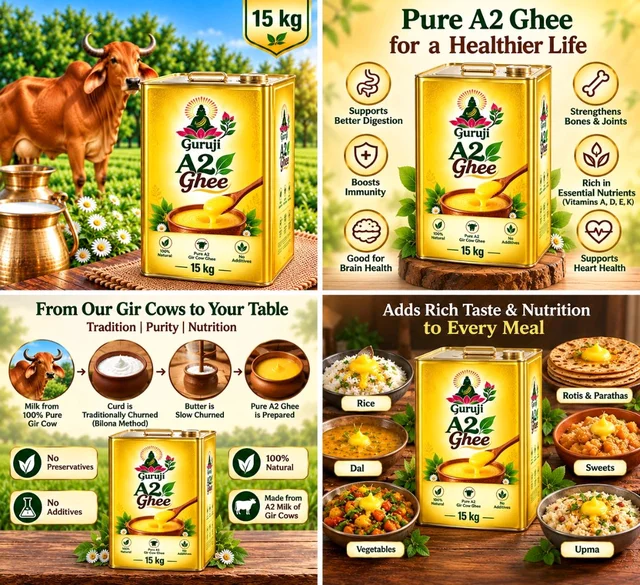 A2 Cow Ghee Tin - 15kg