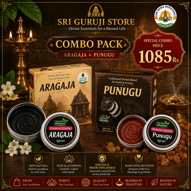 Punnugu & Aragaja Comb Pack -5 g (each) Cream base