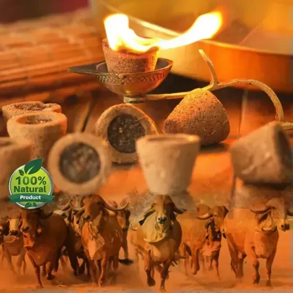 Cow Dung Cup Sambrani - (Pack of 250 Pcs) - 🔴 Prepaid Only