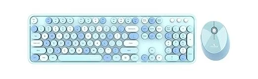 Coconut Retro Combo Wireless Keyboard & Mouse