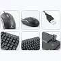 Zebronics Judwaa 555 Combo Mouse and Wired USB Laptop Keyboard