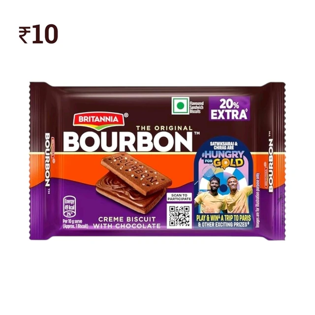 G39 BT Bourbon ₹10 (10 Pcs)