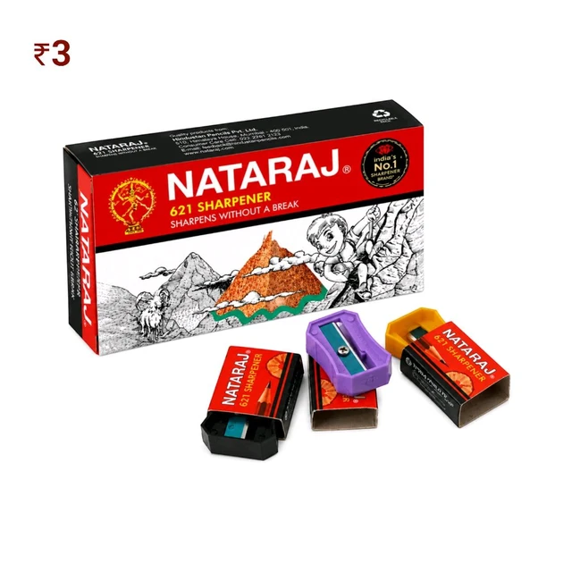 F43 Nataraj Sharpener ₹3 (20 Pcs)