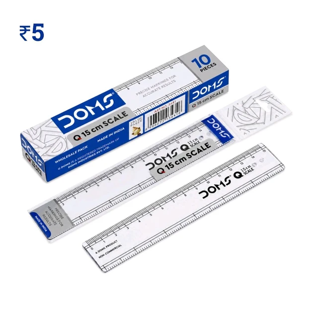 F23 Doms Scale ₹5 (10 Pcs)