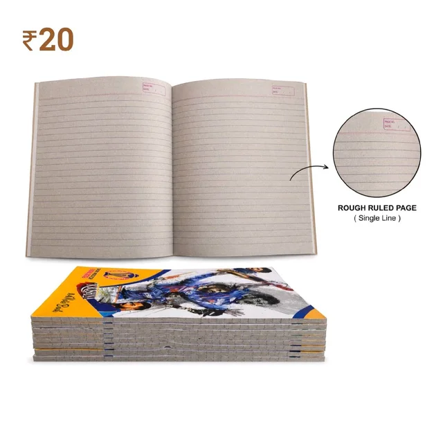 F57 Black काला रजिस्टर ₹20 (6 Pcs)
