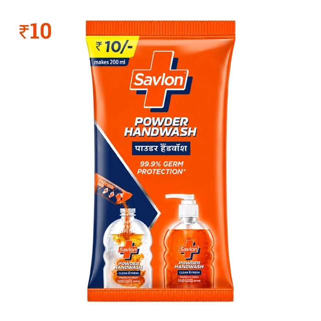 C10 Savlon Handwash ₹10 (13 Pcs)