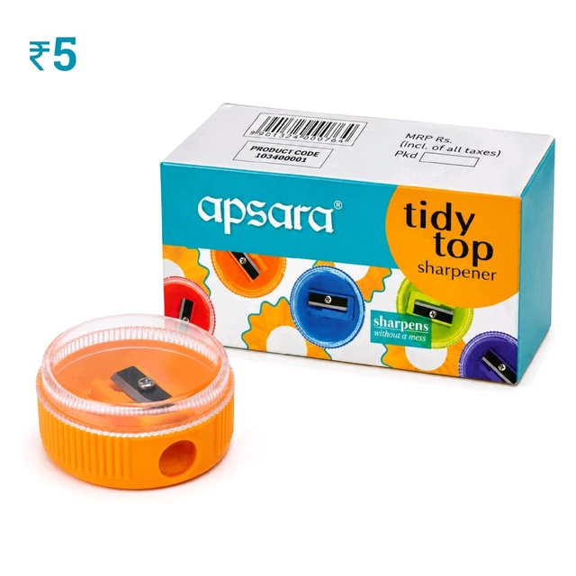C13 Apsara Sharpner Tidy Top ₹5 (20 Pcs)