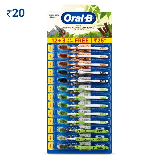 B87 Oral B Charcoal ₹20 (15 Pcs)