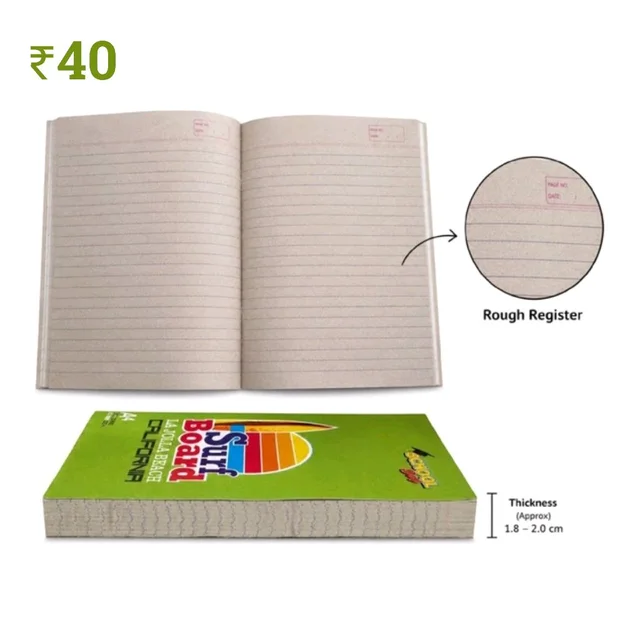 D15 Black Register ₹40