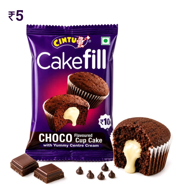 B50 Cup Cake Chocolate ₹5 (12 Pcs)