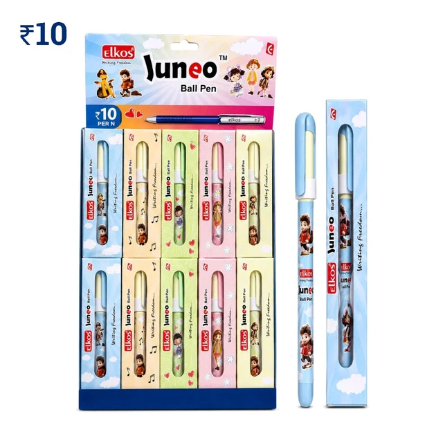 E83 EK Juneo Box Blue Pen ₹10 (10 Pcs)