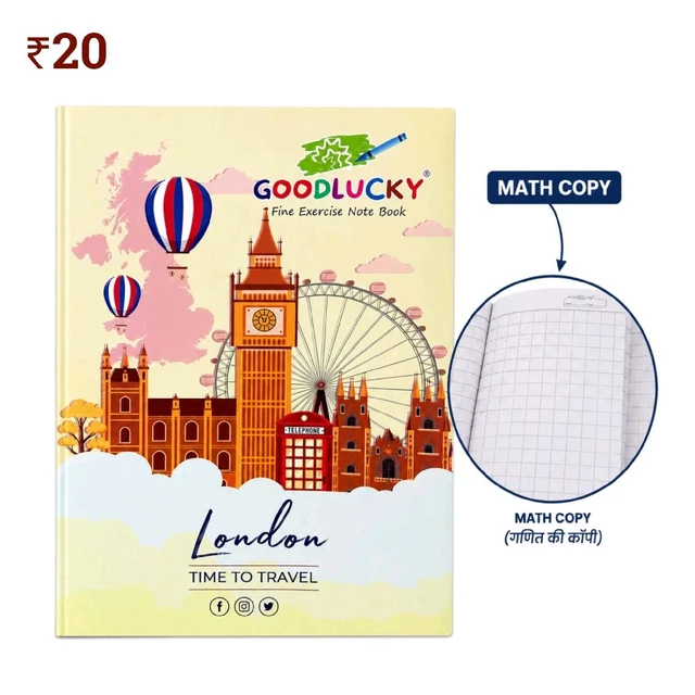 A68 R Math Copy ₹20 (6 Pcs)