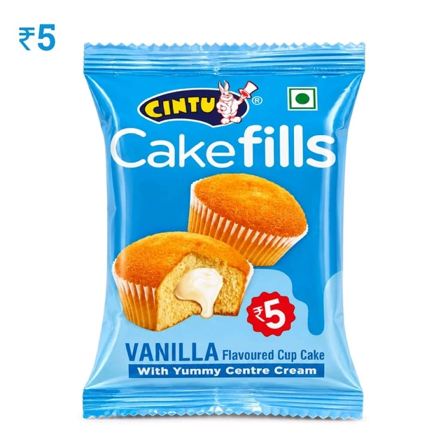 B50 Cup Cake Vanila ₹5 (12 Pcs)
