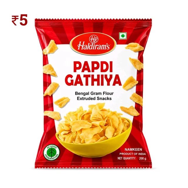 B85 H Papdi Gathiya ₹5 (12 Pcs)