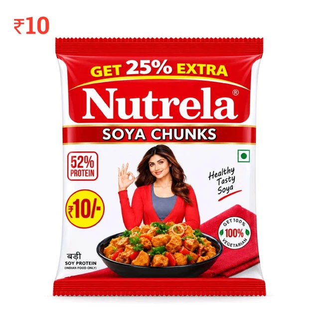 G33 NT Soya Chunk ₹10 (12 Pcs)