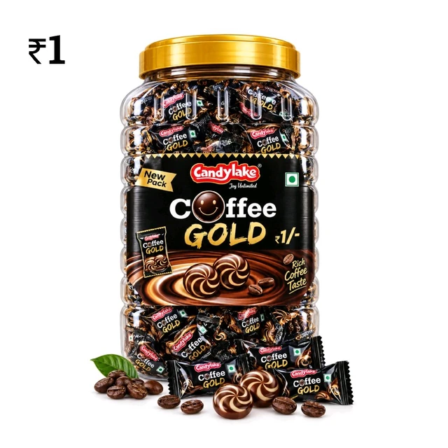 C71 CL Coffee Gold Jar ₹1 (160 Pcs)