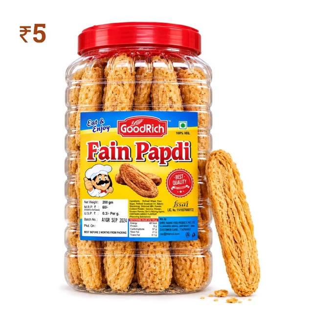 D89 Papdi ₹5 (32 Pcs)