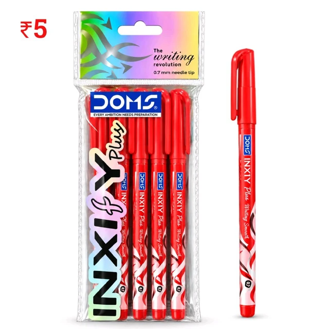 E57 DS Inxify Red Pen ₹5 (5 Pcs)