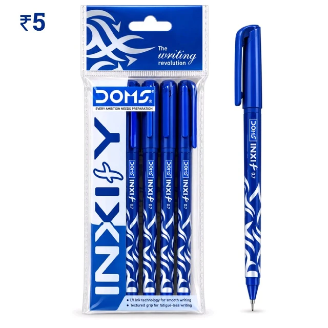 E45 DS Inxify Blue Pen ₹5 (5 Pcs)