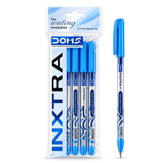 E41 DS Inxtra Blue Pen ₹5 (5 Pcs)