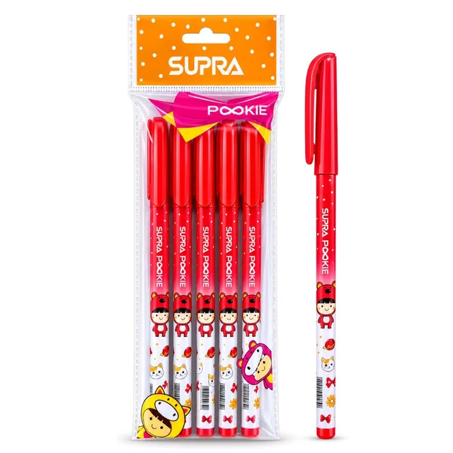 E13 SP Pookie Red Pen ₹5 (5 Pcs)