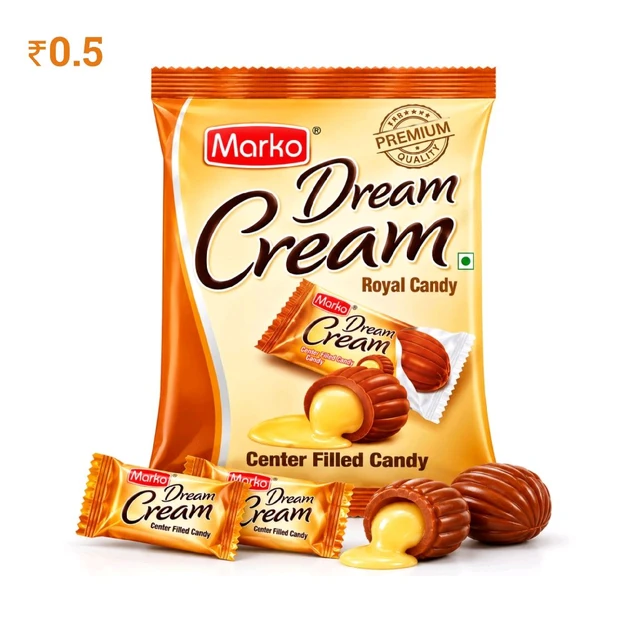 E71 Dream Cream Pac ₹0.5 (160 Pcs)