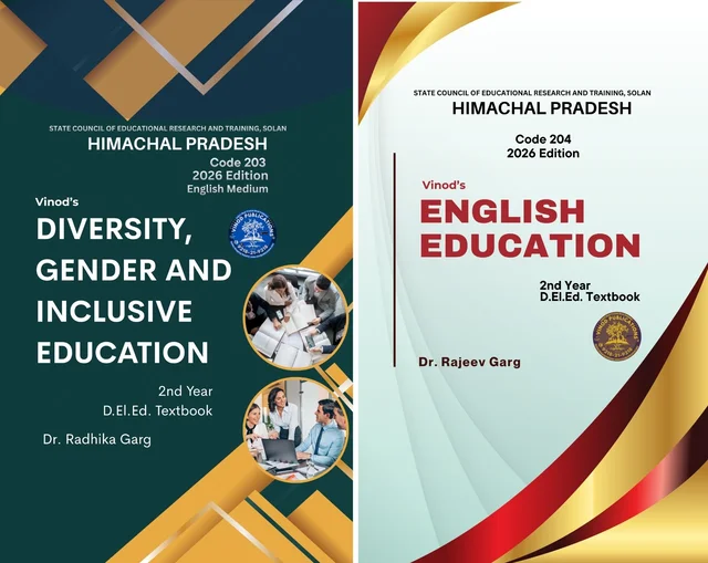 Vinod Himachal D.El.Ed. / JBT / ETT Books 2nd Year (English Medium) COMPLETE SET - 2026 Edition ; CALL 9218-21-9218 - Dr. Rajeev Garg Dr. Kapil, Dr. Ajay Dr. Rashi डॉ. मीनू, Dr. Ajit Dr. Mahima Dr. Radhika, Dr. Harish Gokhale, Linda Dinno