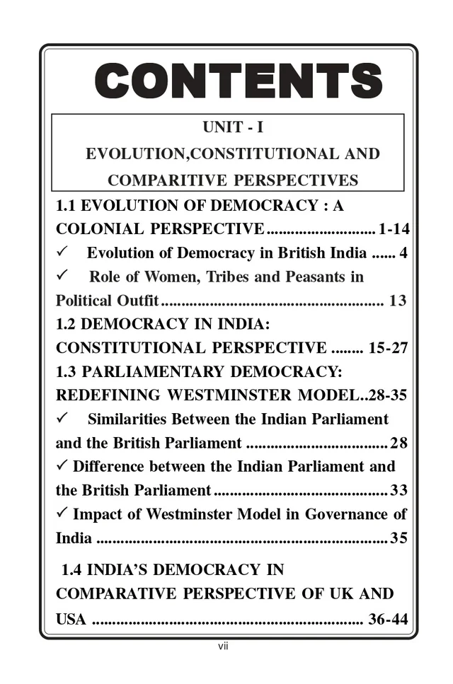 Vinod JAMMU B.A. 3rd Sem - Functioning of Indian Democracy (Understanding Indian Democracy) Codes: UMJPST 303, UMIPST 304 (As Per JAMMU UNIVERSITY Under NEP 2020) - VINOD PUBLICATIONS ; CALL 9218-21-9218 - 978-93-95505-71-0, Jahangeer Ahmad Bhat, Murtaza Ahmed, Zain Bin Hussain Batt