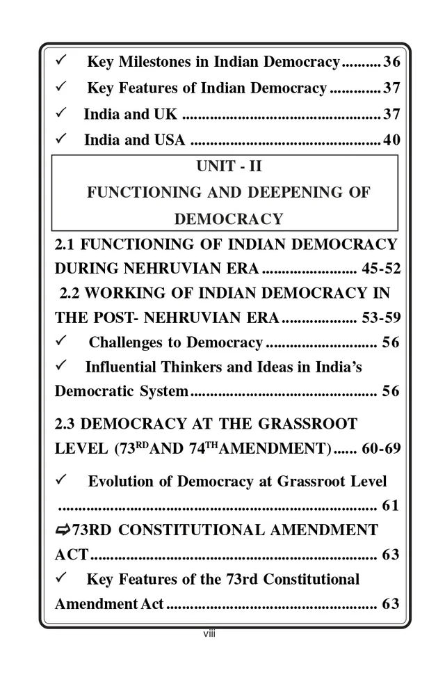 Vinod JAMMU B.A. 3rd Sem - Functioning of Indian Democracy (Understanding Indian Democracy) Codes: UMJPST 303, UMIPST 304 (As Per JAMMU UNIVERSITY Under NEP 2020) - VINOD PUBLICATIONS ; CALL 9218-21-9218 - 978-93-95505-71-0, Jahangeer Ahmad Bhat, Murtaza Ahmed, Zain Bin Hussain Batt