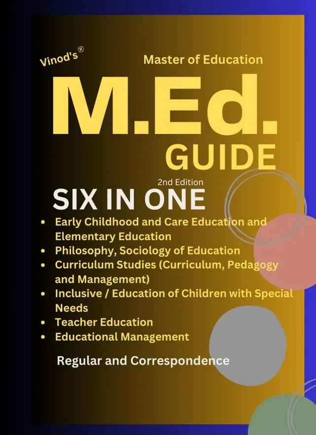 Vinod M.Ed. GUIDE (Six in One) 2nd Edition English Medium - Dr. Chaman Singh Thakur, Dr. Tajinder Kour, Dr. Vikesh Kumar Sharma, Dr. K.K. Sharma