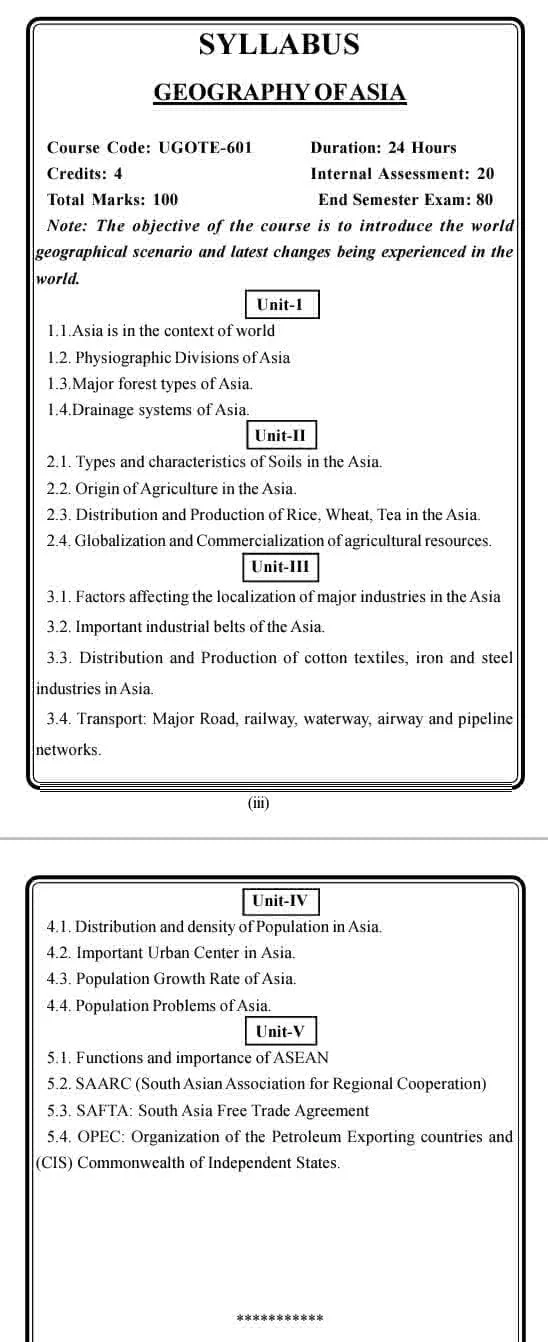 Vinod JAMMU B.A / B.Sc. 6th Sem (CBCS) - GEOGRAPHY OF ASIA THROUGH MAPS / Field Study and Field Report ; Codes: UGOTE 601, UGOPE 602 (As Per JAMMU UNIVERSITY Under NEP20) - VINOD PUBLICATIONS ; CALL 9218-21-9218 - 978-93-95505-86-4, Anzar Ahmed Khokhar, Priya Jyoti