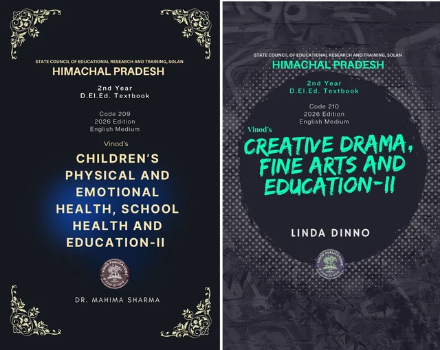Vinod Himachal D.El.Ed. / JBT / ETT Books 2nd Year (English Medium) COMPLETE SET - 2026 Edition ; CALL 9218-21-9218 - Dr. Rajeev Garg Dr. Kapil, Dr. Ajay Dr. Rashi डॉ. मीनू, Dr. Ajit Dr. Mahima Dr. Radhika, Dr. Harish Gokhale, Linda Dinno