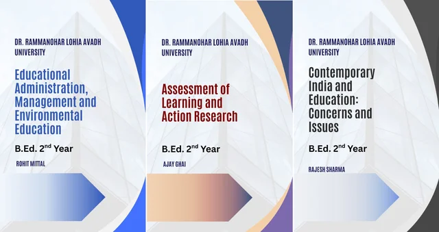 Vinod B.Ed. 2nd Year Text Books Combo - Dr. Rammanohar Lohia Avadh University - Rajesh Sharma, Rohit Mittal, Ajay Ghai
