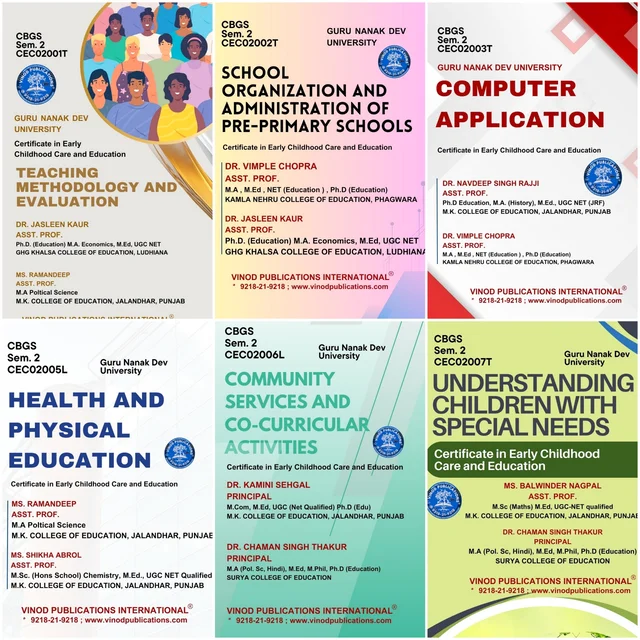 GNDU 2nd Semester ECCE (Early Childhood Care and Education) English Medium