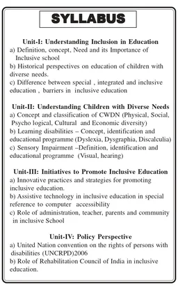 Vinod Inclusive Education B.Ed. Sem-4 P.U, English Medium - 978-81-969592-8-9, Dr. Neetu Upveja, Dr. Raj Dulari Makhecha