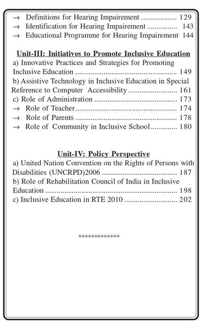 Vinod Inclusive Education B.Ed. Sem-4 P.U, English Medium - 978-81-969592-8-9, Dr. Neetu Upveja, Dr. Raj Dulari Makhecha