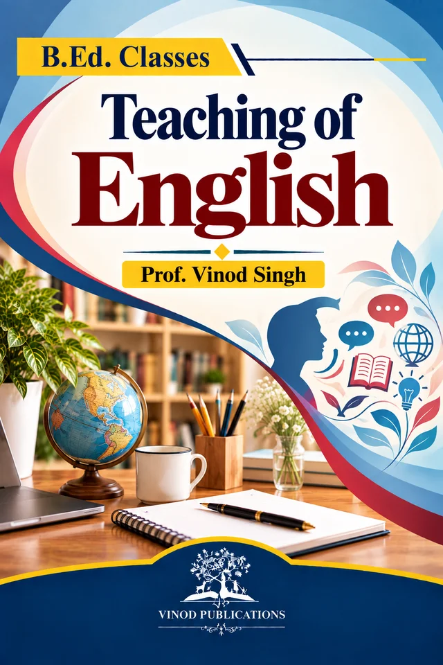 Vinod Teaching of English B.Ed. Textbook - VINOD PUBLICATIONS (9218219218) - Prof. Vinod Singh