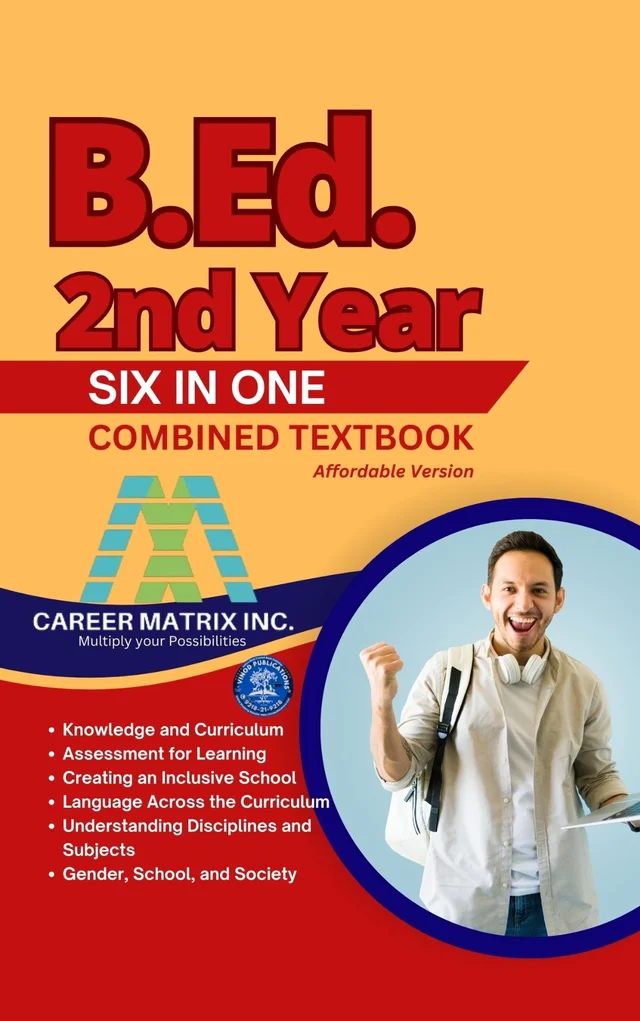 Vinod B.Ed. 2nd Year (Six Subjects) Eng. Med. Career Matrix (Affordable Version)