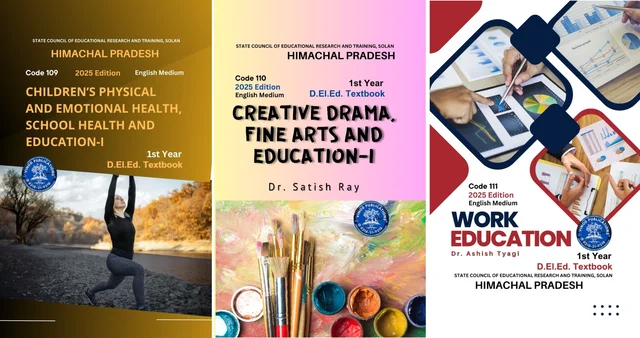 Vinod D.El.Ed / J.B.T. Himachal 1st Year SET (11 Books) English Medium - Himachal Pradesh - Various Authors