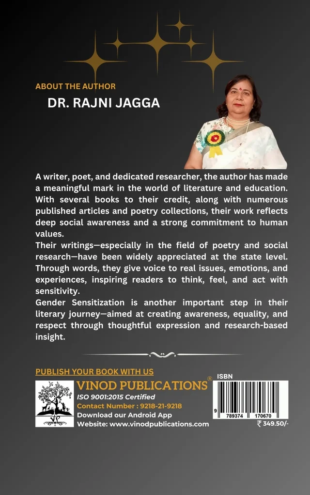 Vinod GENDER SENSITIZATION - Dr. Rajni Jagga (Vinod Publications) - 978-93-7417-067-0, Dr. Rajni Jagga