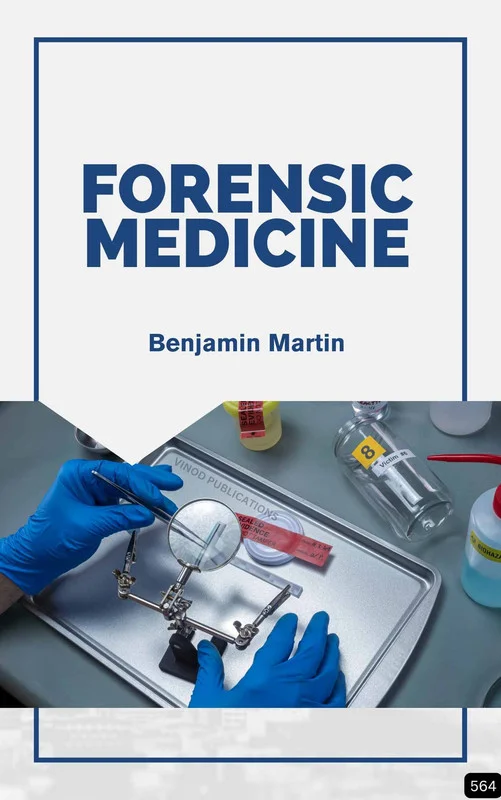 FORENSIC MEDICINE (Z-564) BOOK by Benjamin Martin